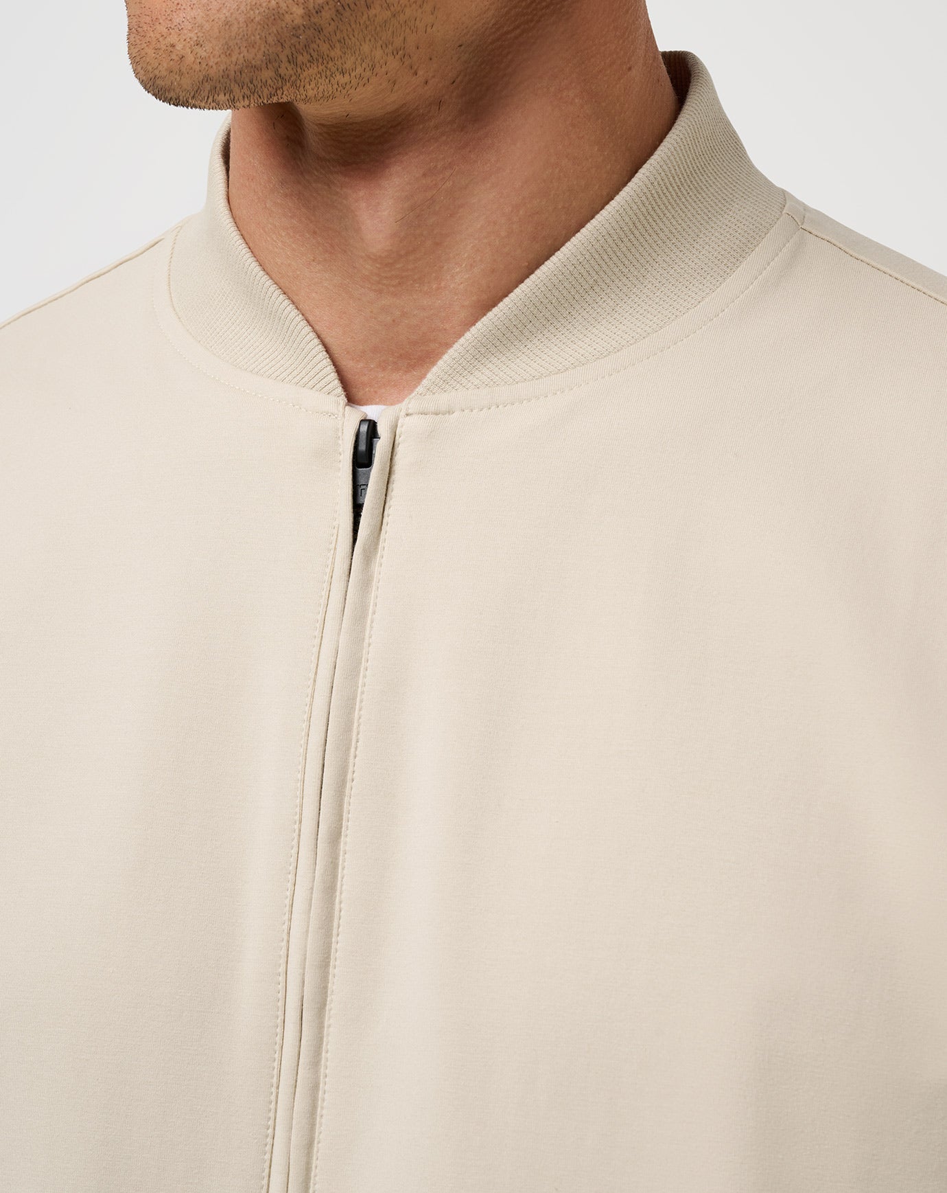Italian Sand Travis Mathew Stretchknit Bomber Jacket