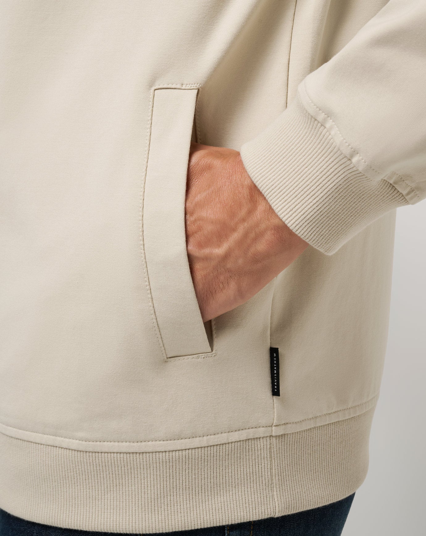 Italian Sand Travis Mathew Stretchknit Bomber Jacket