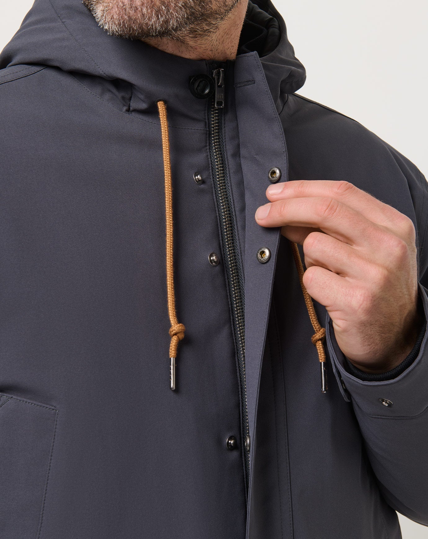 Ebony Travis Mathew Mountain Pass Long Jacket