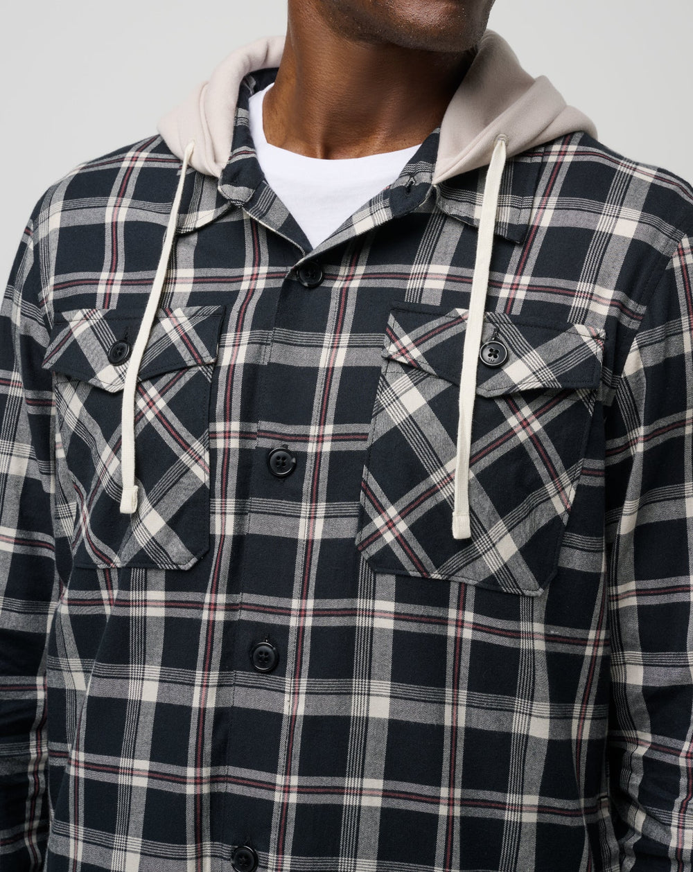 Black Travis Mathew Baubles Button-Up Hoodie