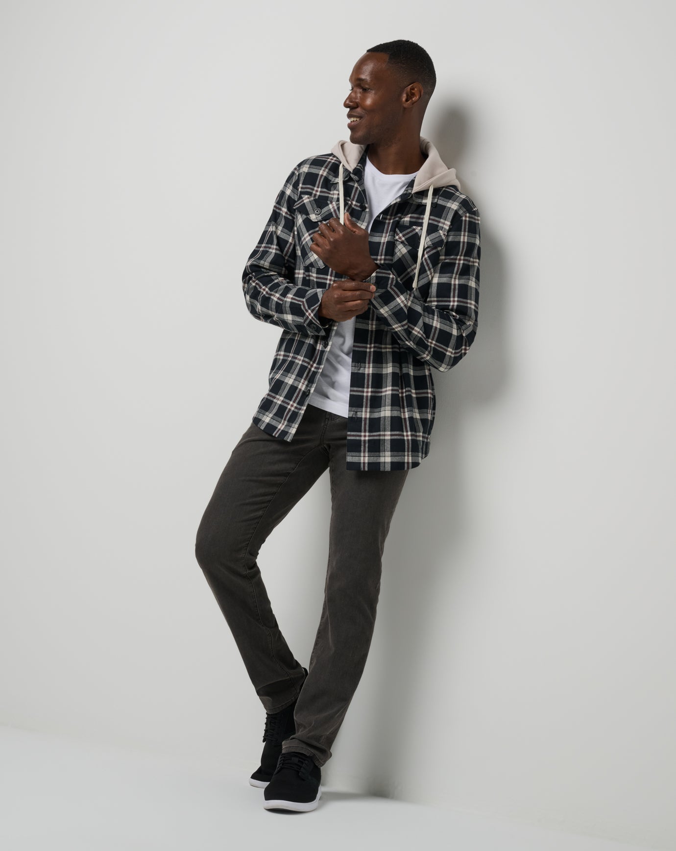 Black Travis Mathew Baubles Button-Up Hoodie