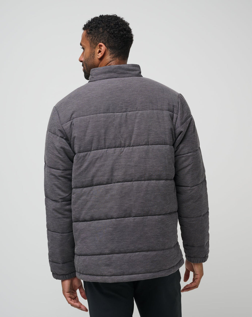 Heather Black Travis Mathew Climate Drop Jacket
