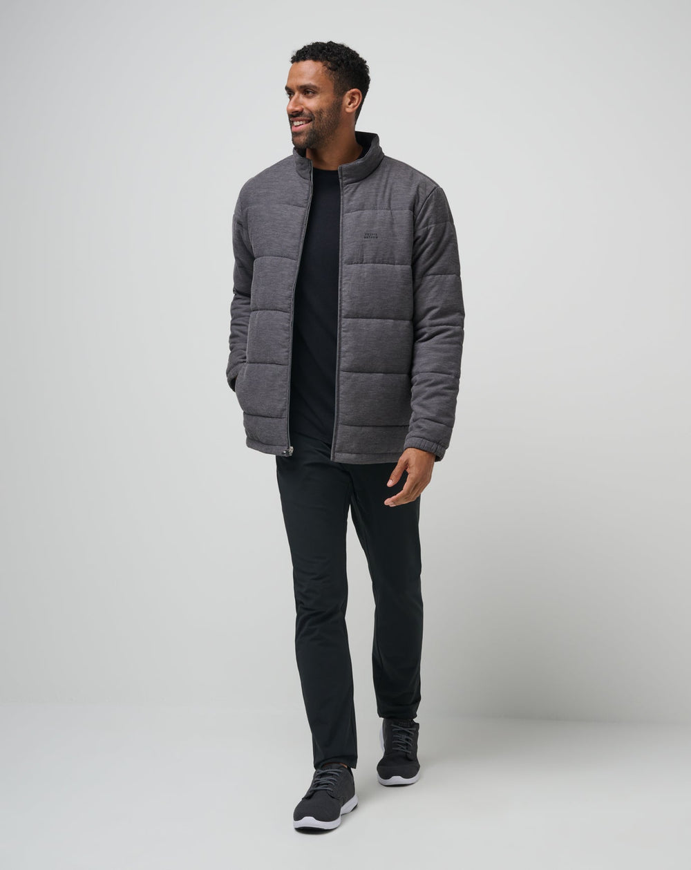 Heather Black Travis Mathew Climate Drop Jacket