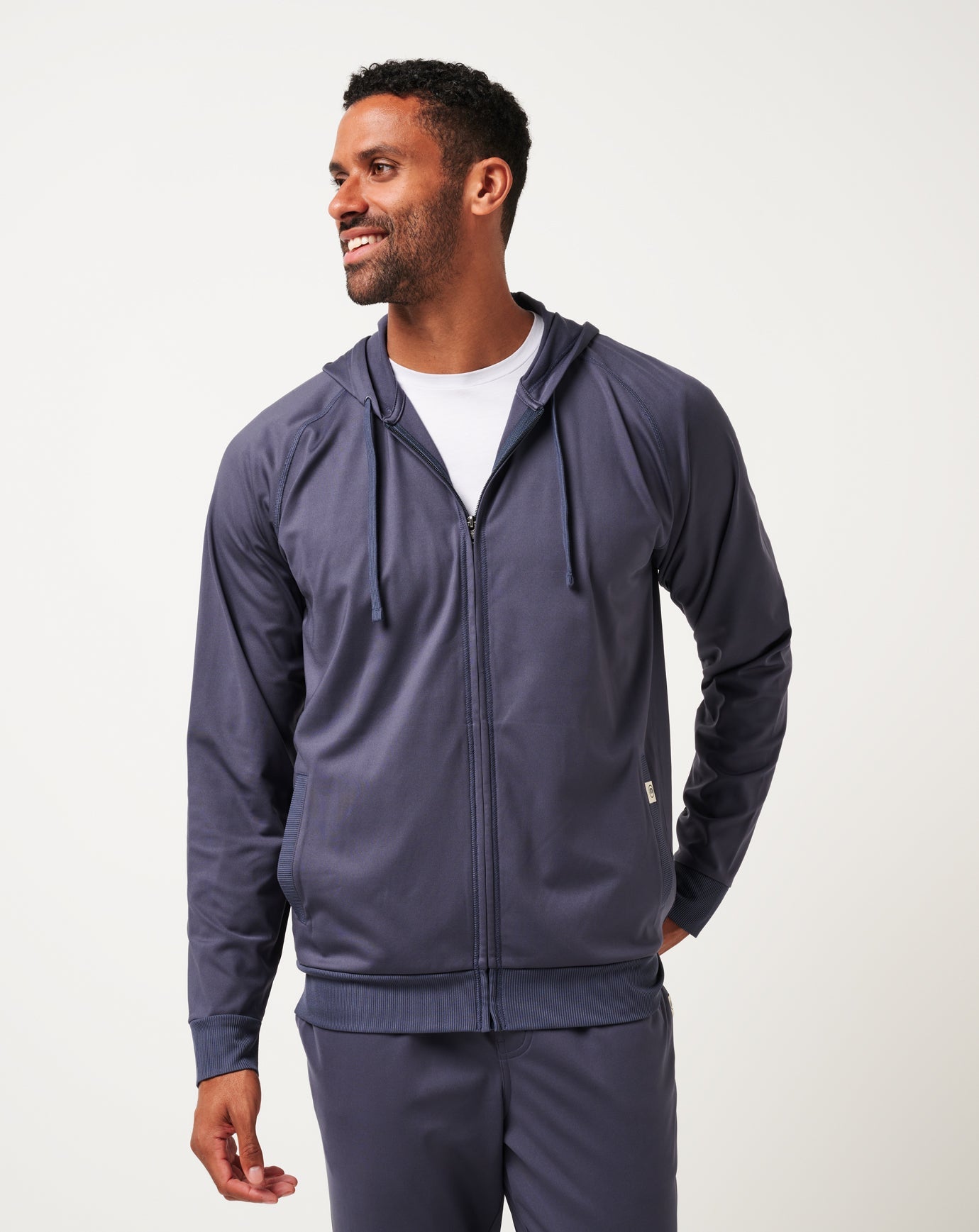Navy Travis Mathew Cloud Track Jacket