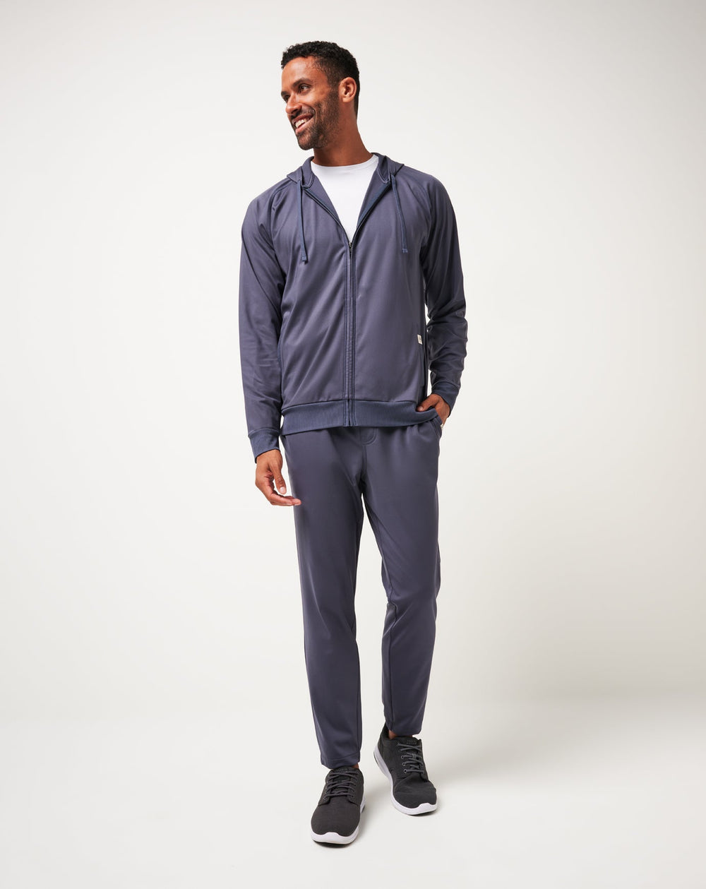 Navy Travis Mathew Cloud Track Jacket