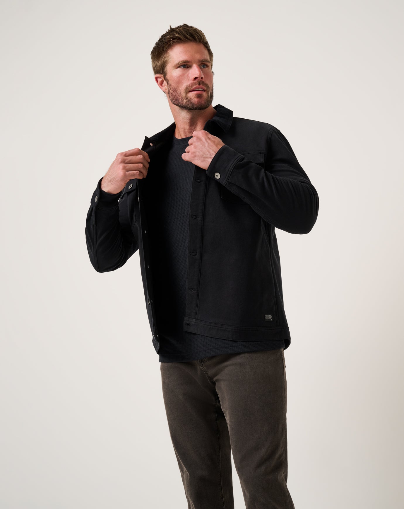 Black Travis Mathew Cloud Denim Cord Jacket