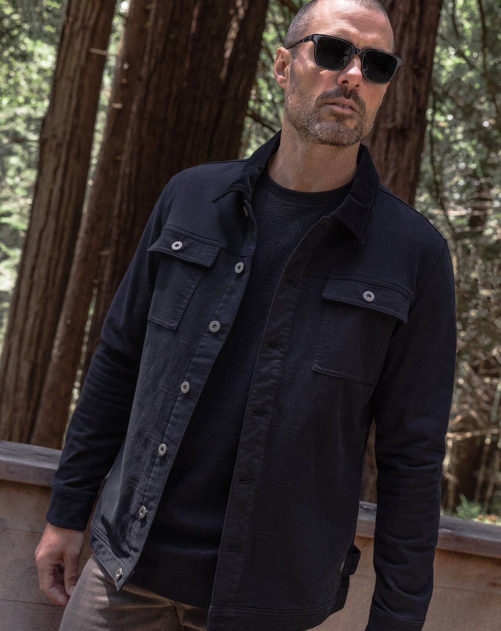 Black Travis Mathew Cloud Denim Cord Jacket