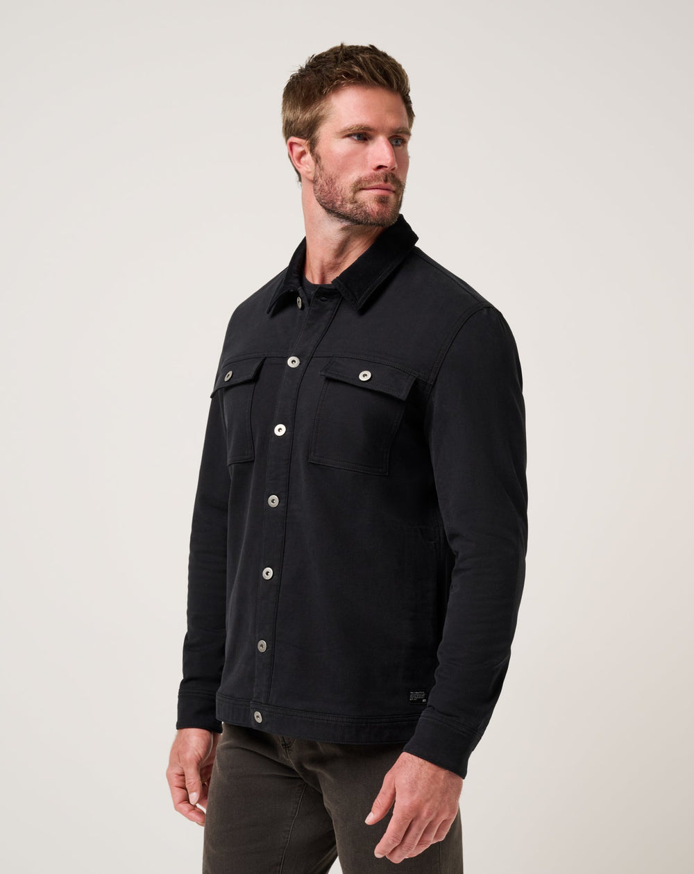 Black Travis Mathew Cloud Denim Cord Jacket