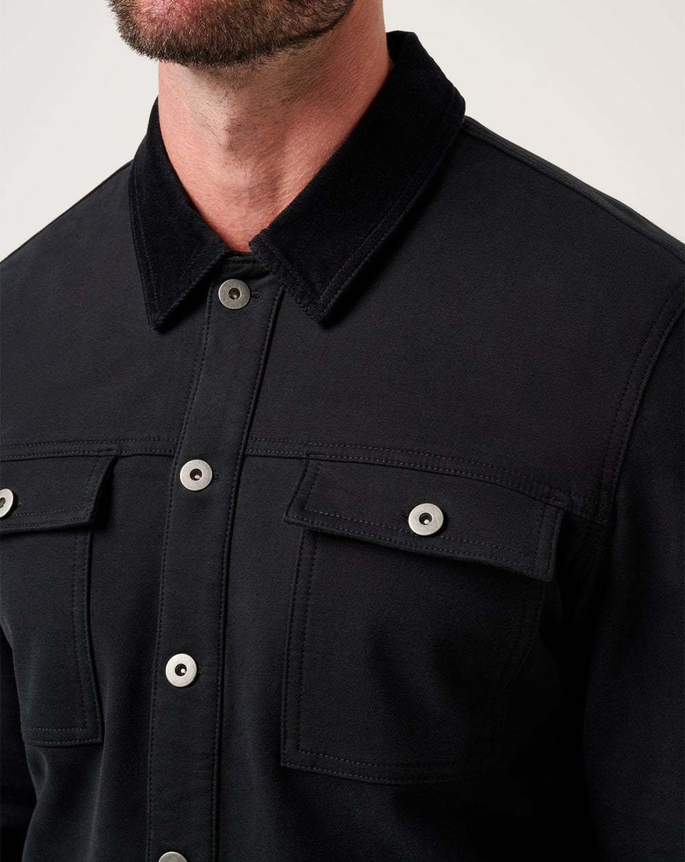 Black Travis Mathew Cloud Denim Cord Jacket