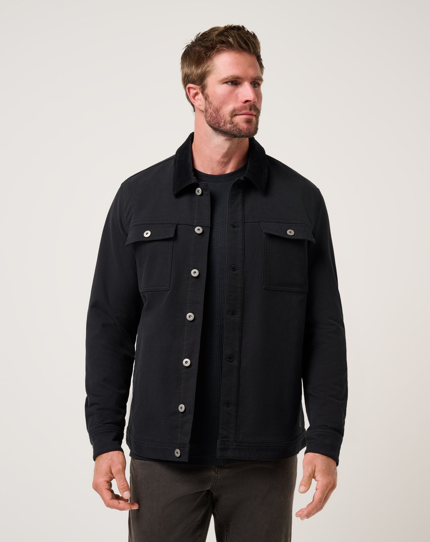 Black Travis Mathew Cloud Denim Cord Jacket