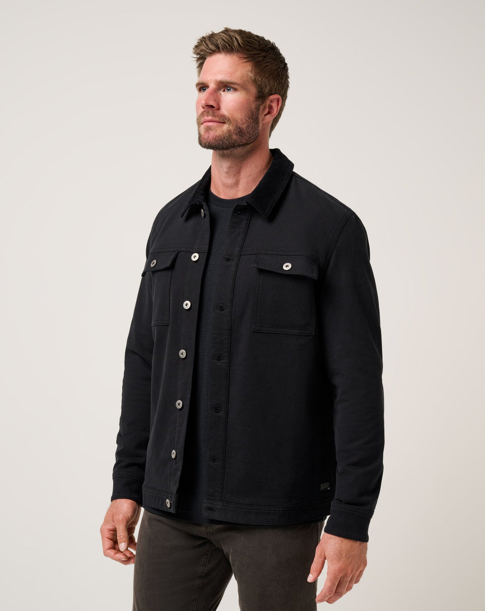 Black Travis Mathew Cloud Denim Cord Jacket