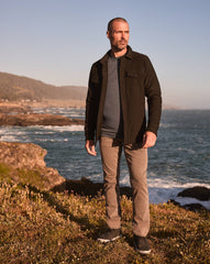 Black Travis Mathew Are We There Yet Shirt Jacket