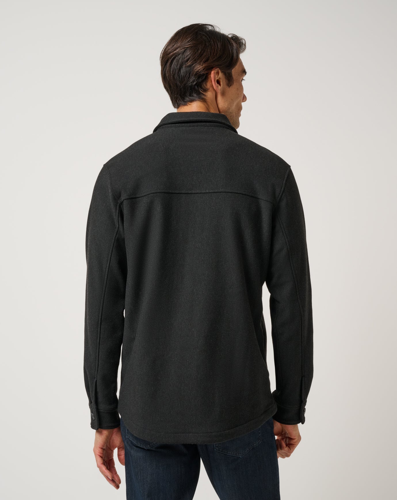 Black Travis Mathew Are We There Yet Shirt Jacket