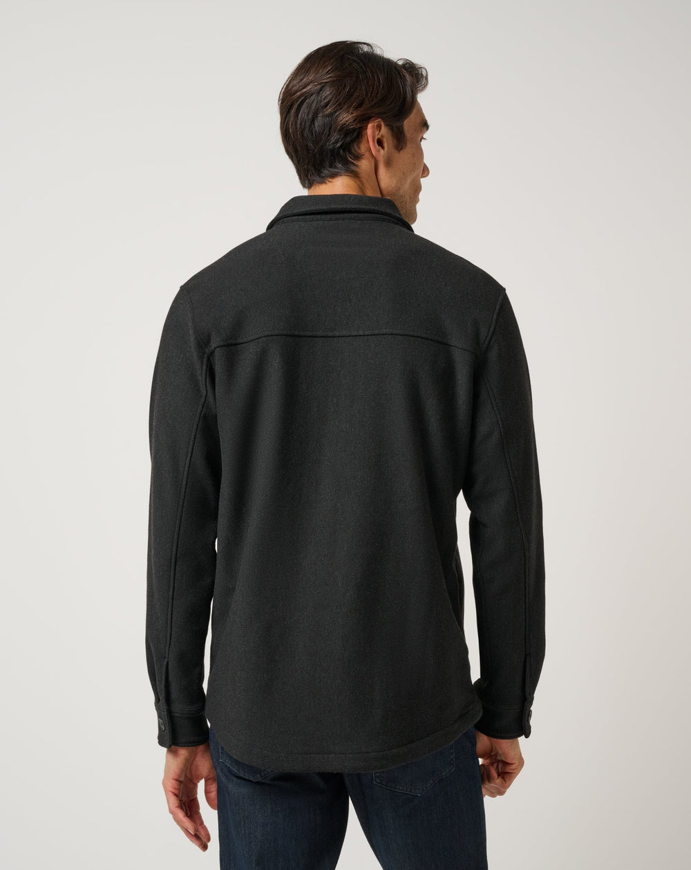 Black Travis Mathew Are We There Yet Shirt Jacket