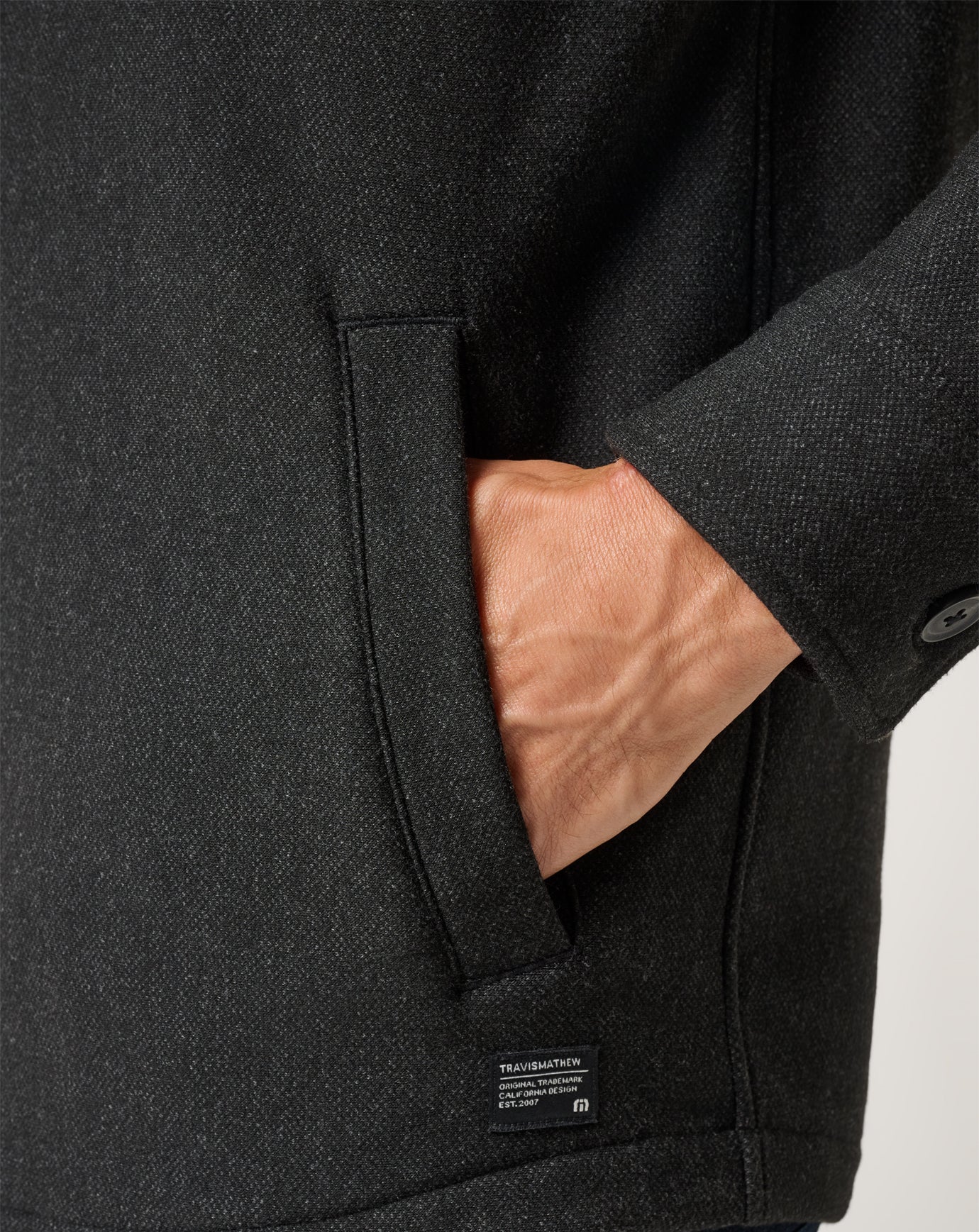 Black Travis Mathew Are We There Yet Shirt Jacket