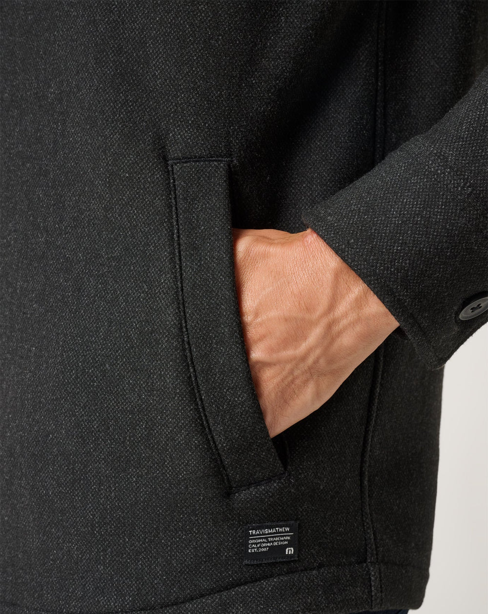 Black Travis Mathew Are We There Yet Shirt Jacket