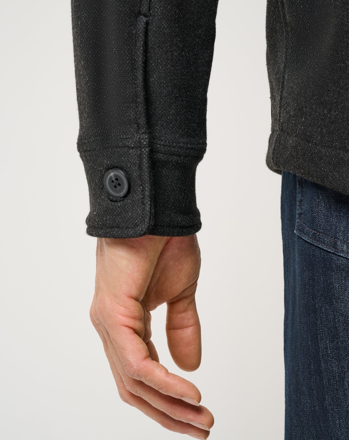 Black Travis Mathew Are We There Yet Shirt Jacket