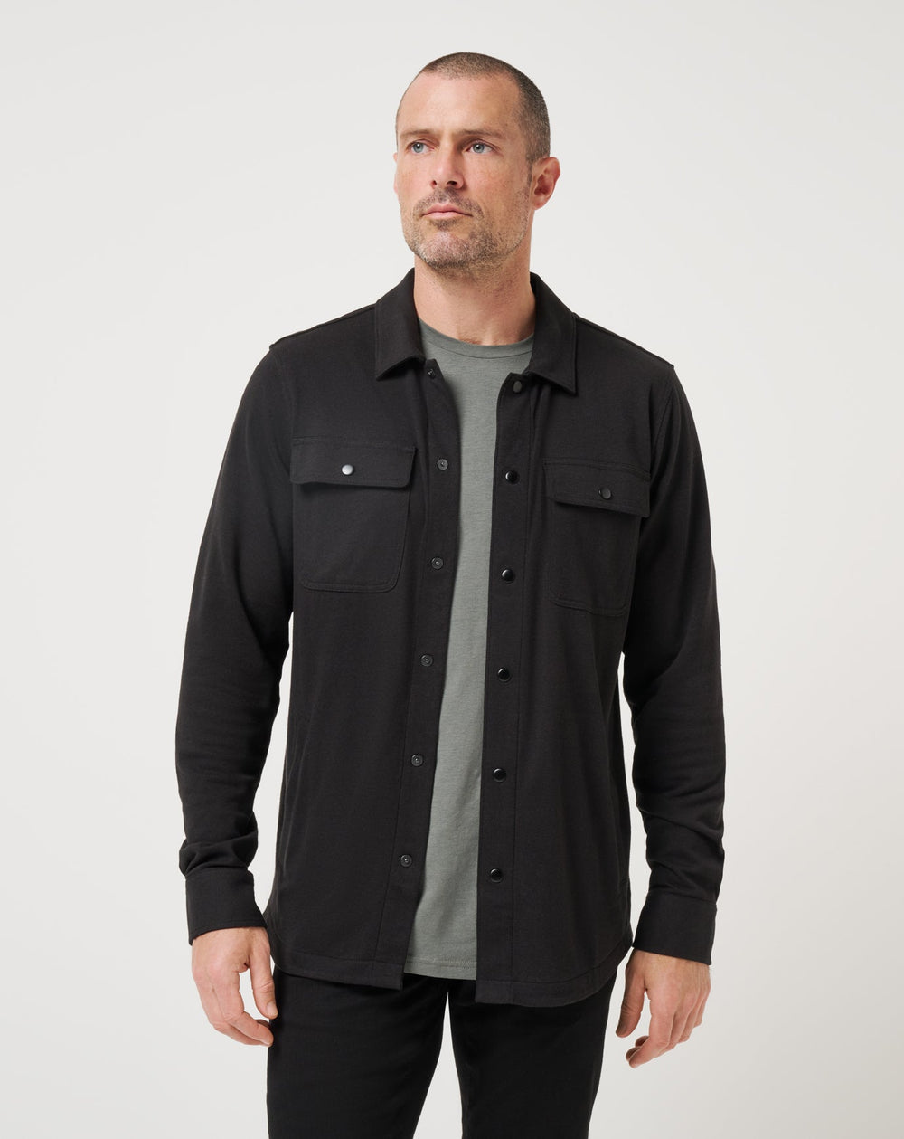 Black Travis Mathew You Pick Shirt Jacket