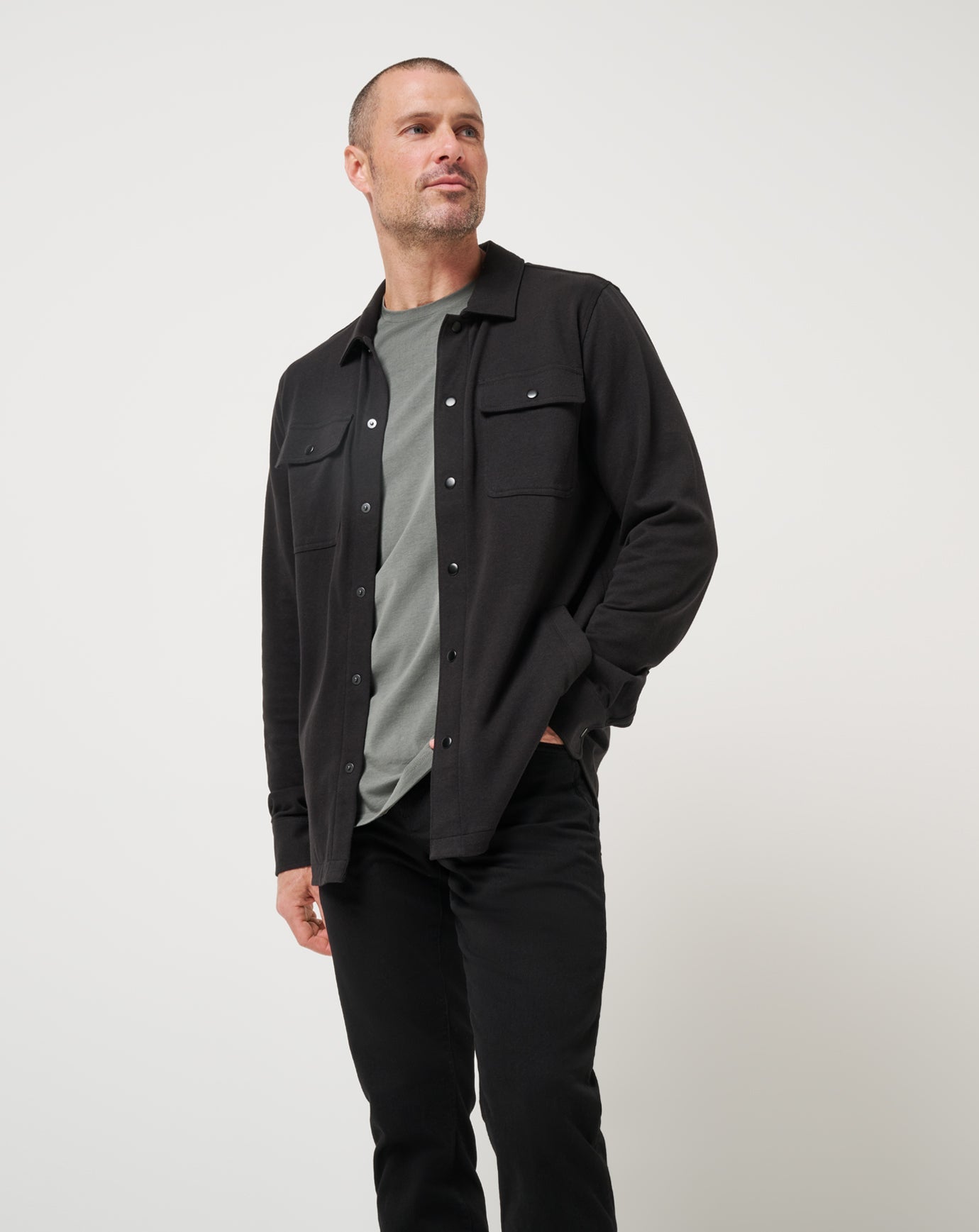 Black Travis Mathew You Pick Shirt Jacket