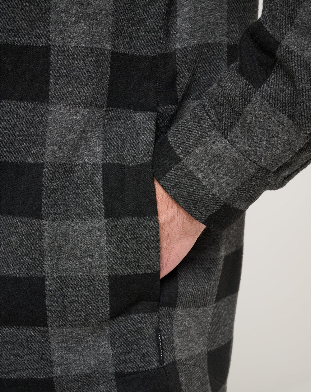 Black/Grey Travis Mathew Return Flight Shirt Jacket