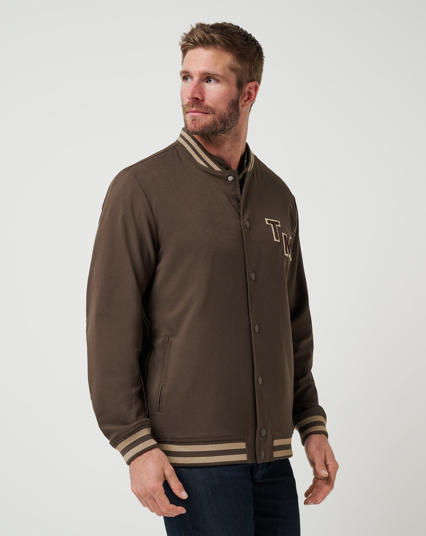 Chocolate Brown Travis Mathew Touch Down Jacket