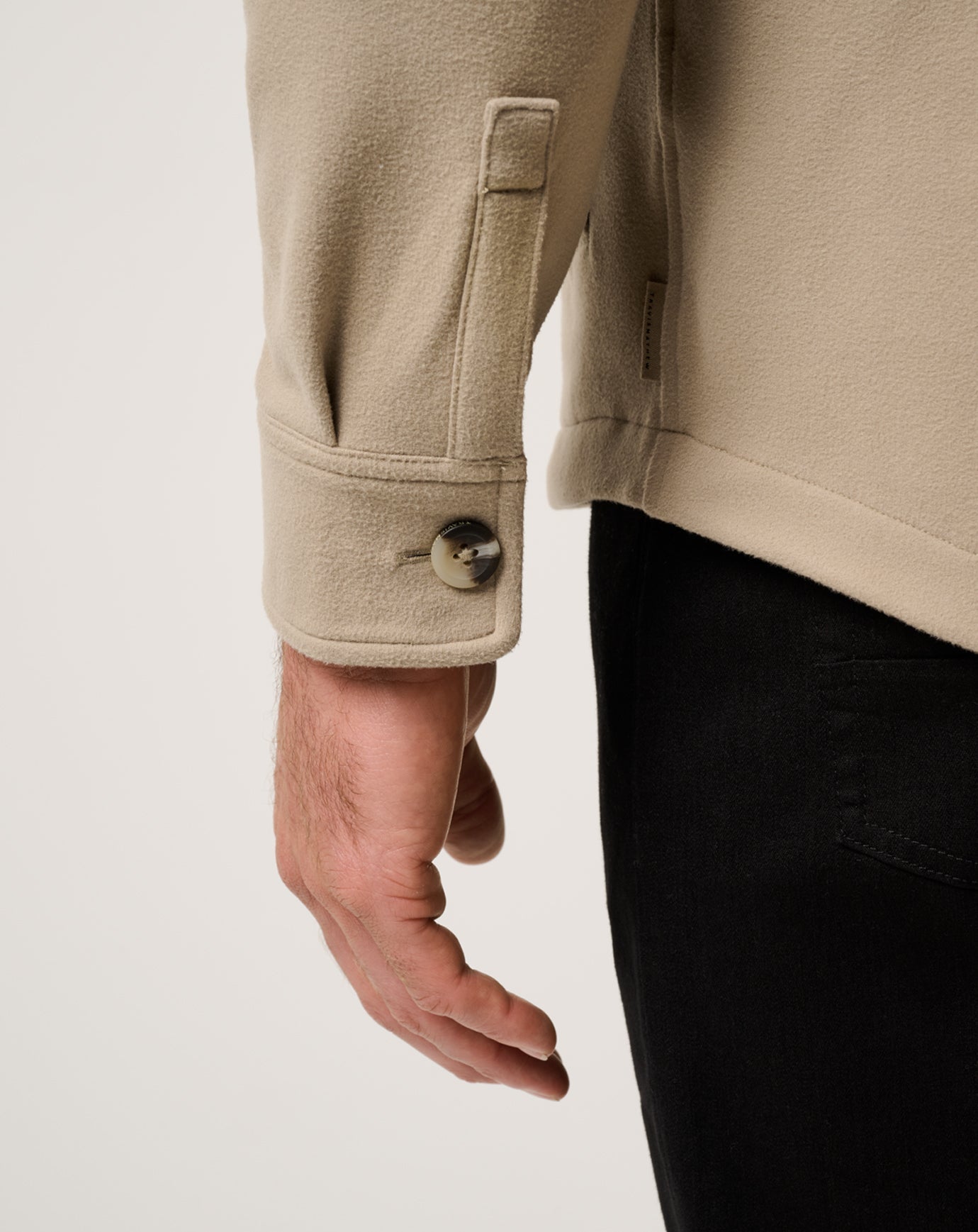 Weathered Teak Travis Mathew Peak Fleece Shirt Jacket