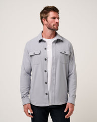 Sleet Travis Mathew Peak Fleece Shirt Jacket