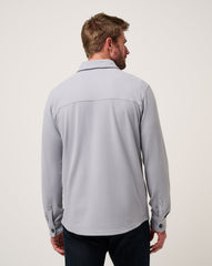 Sleet Travis Mathew Peak Fleece Shirt Jacket