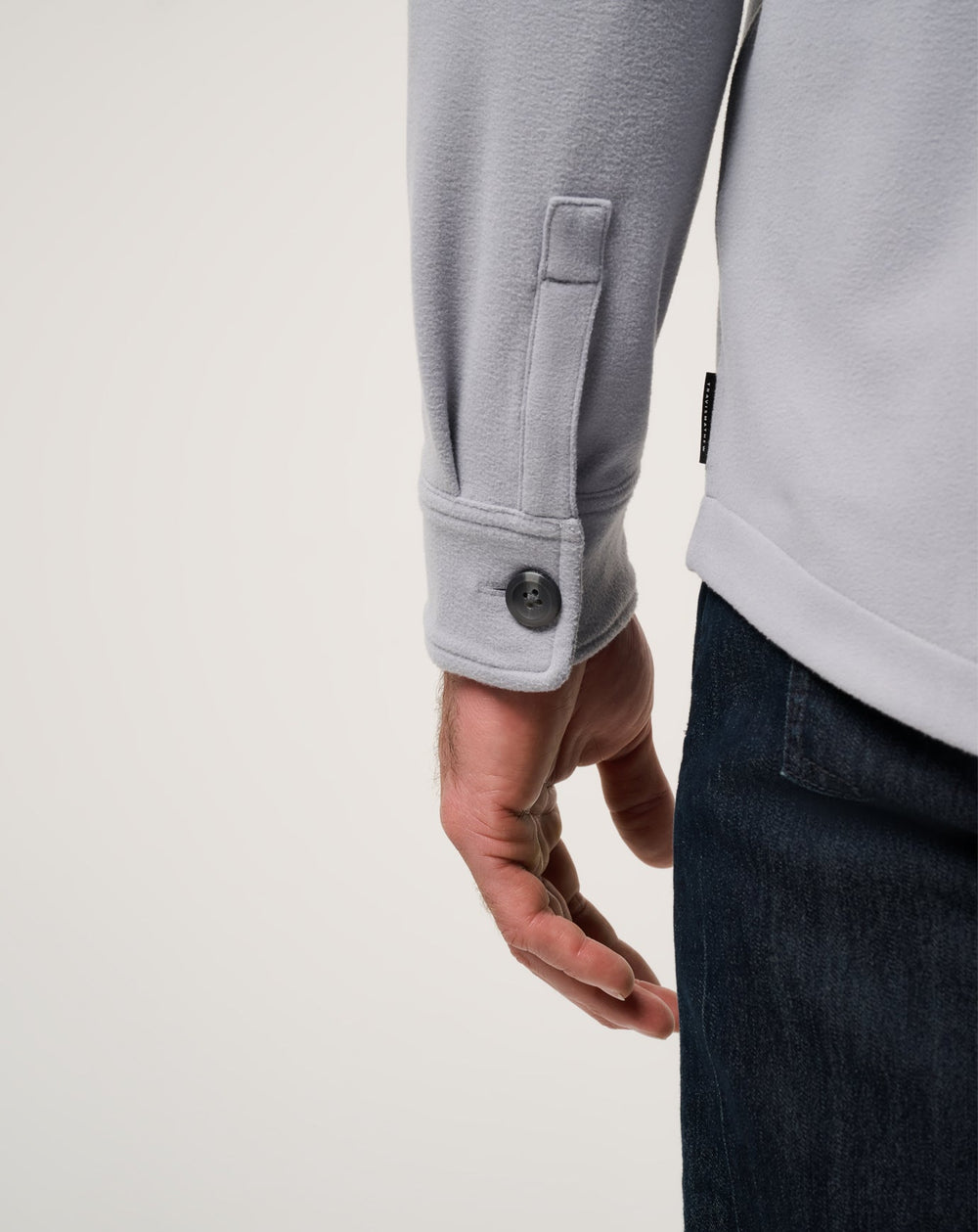 Sleet Travis Mathew Peak Fleece Shirt Jacket