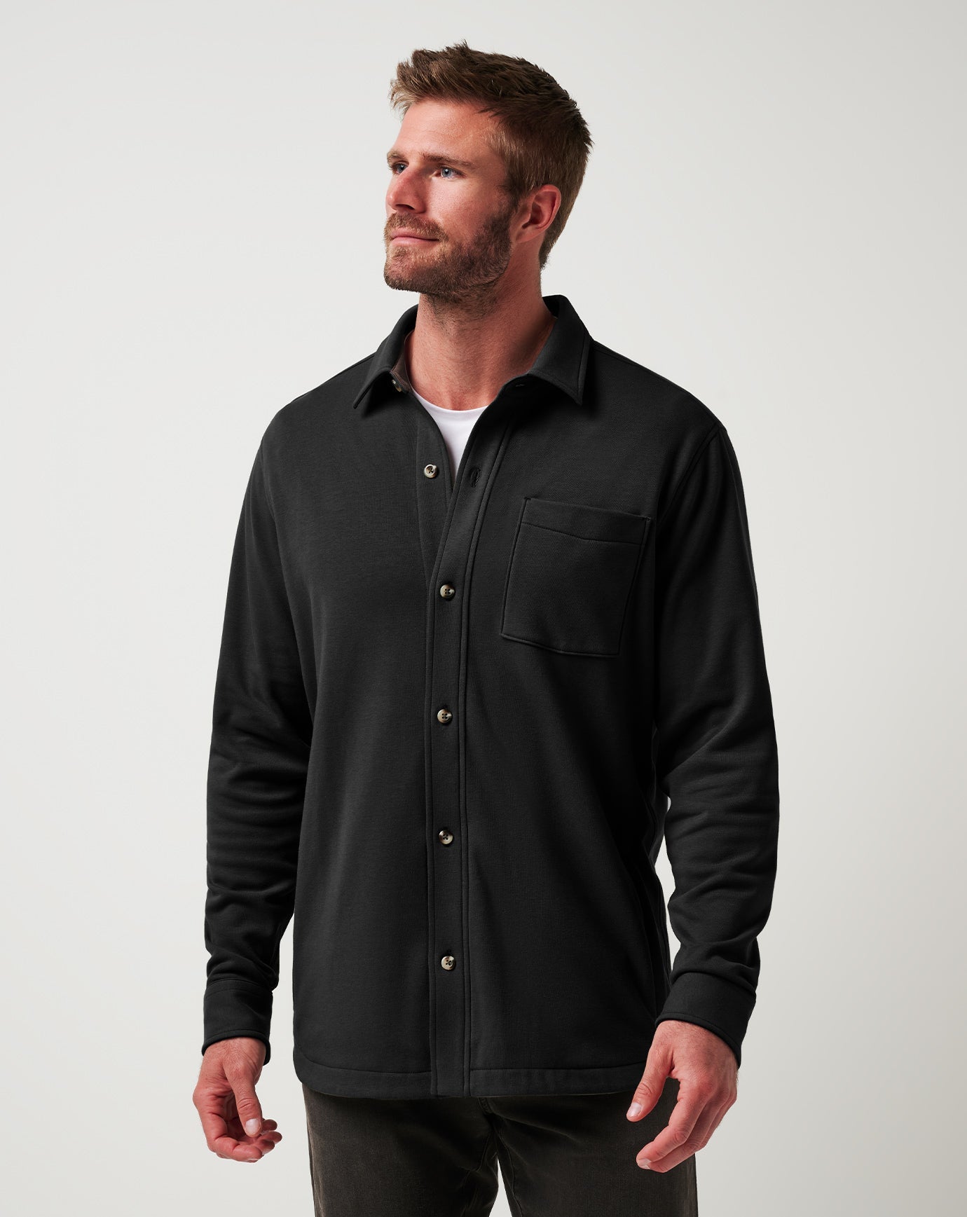 Black Travis Mathew Cloud Shirt Jacket