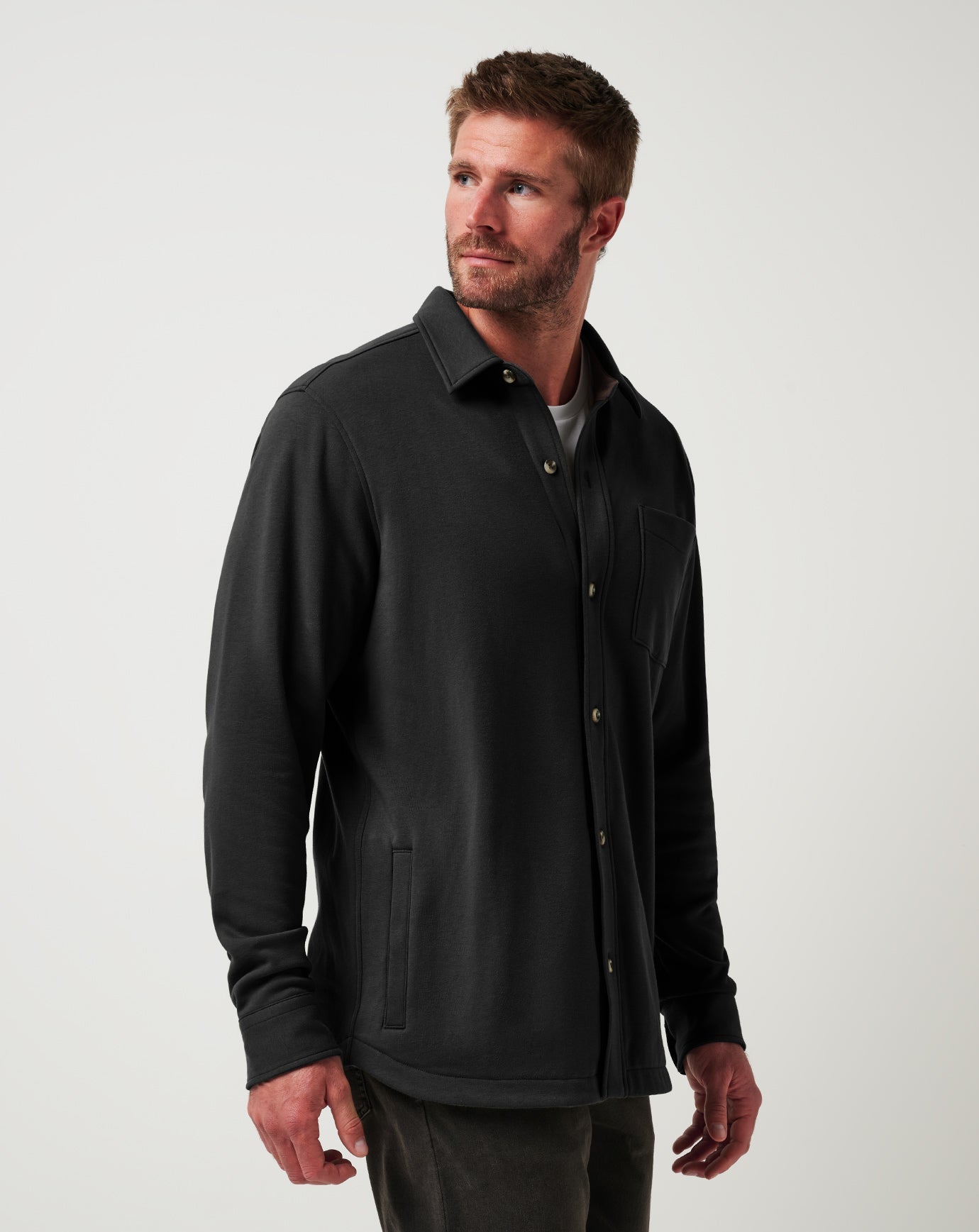 Black Travis Mathew Cloud Shirt Jacket