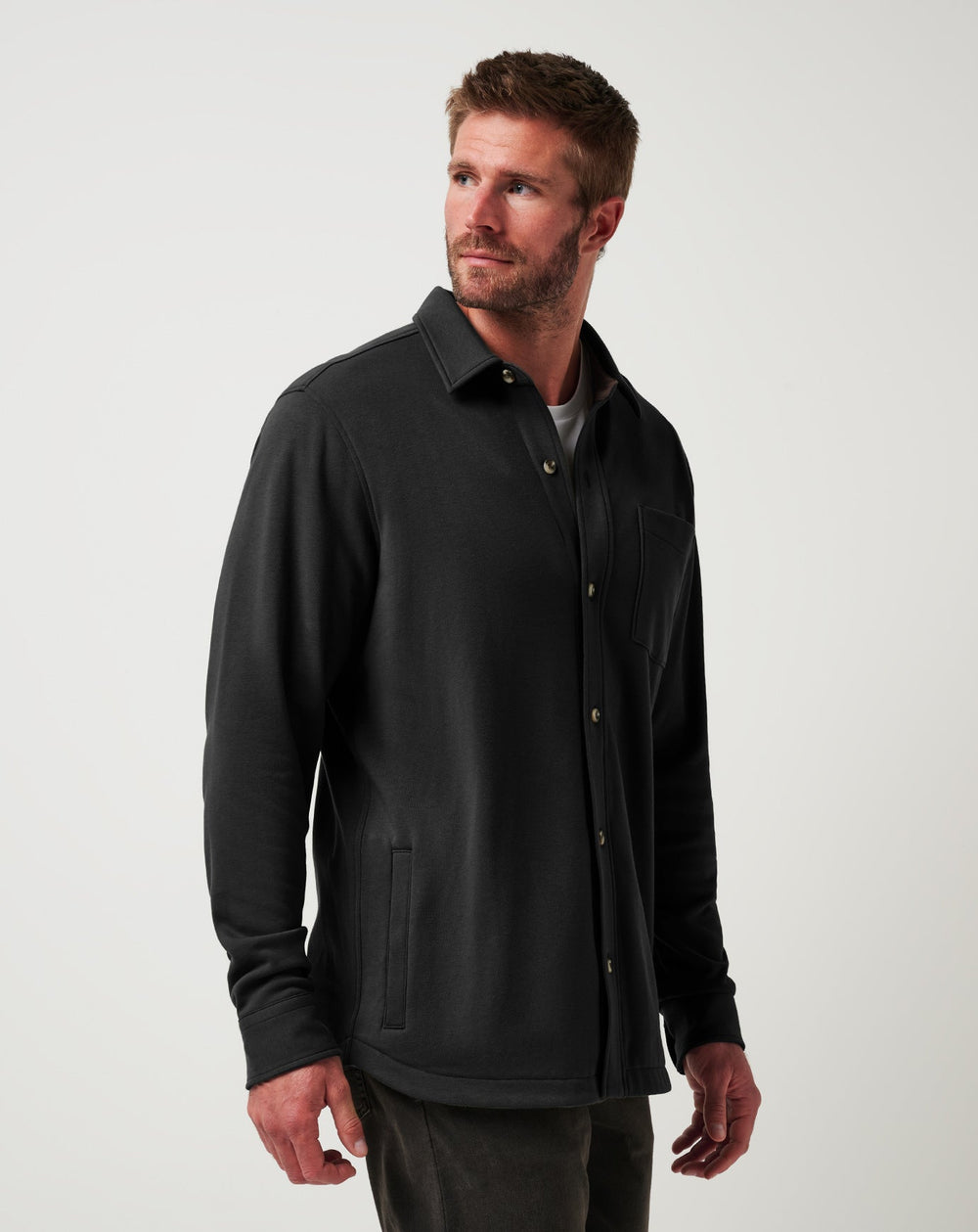 Black Travis Mathew Cloud Shirt Jacket