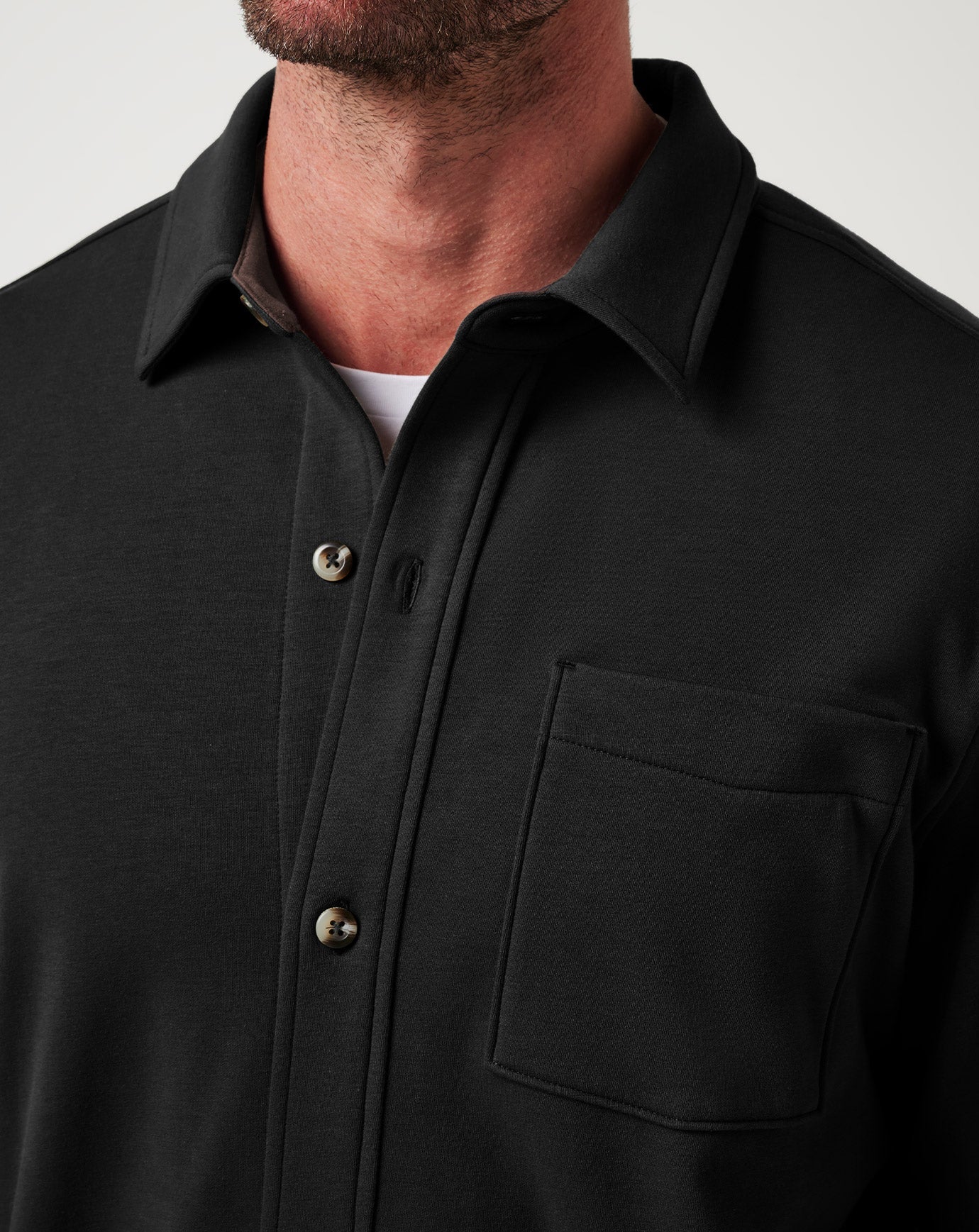 Black Travis Mathew Cloud Shirt Jacket