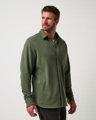 Dark Olive Travis Mathew Cloud Shirt Jacket