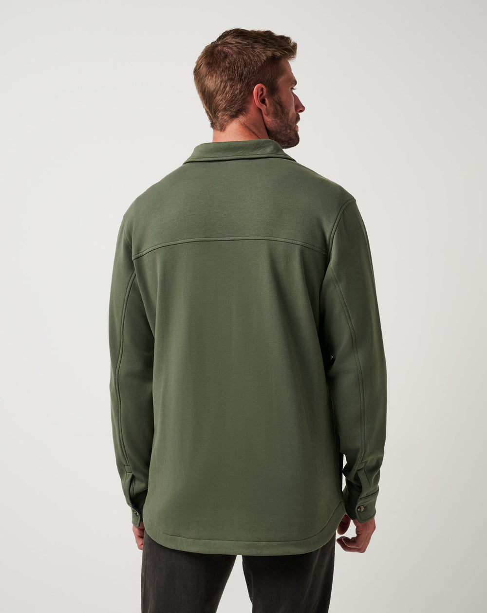 Dark Olive Travis Mathew Cloud Shirt Jacket