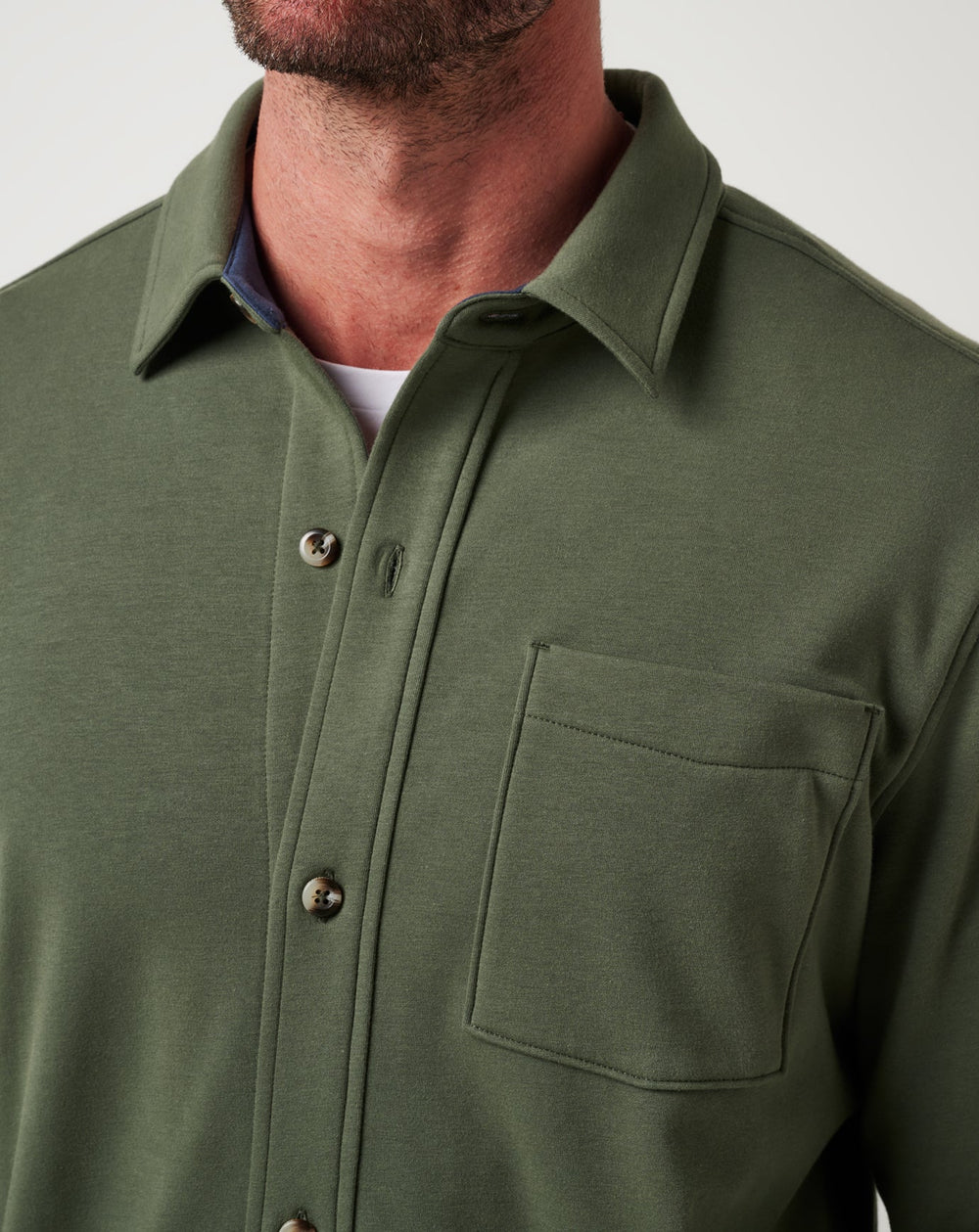 Dark Olive Travis Mathew Cloud Shirt Jacket