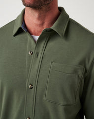 Dark Olive Travis Mathew Cloud Shirt Jacket