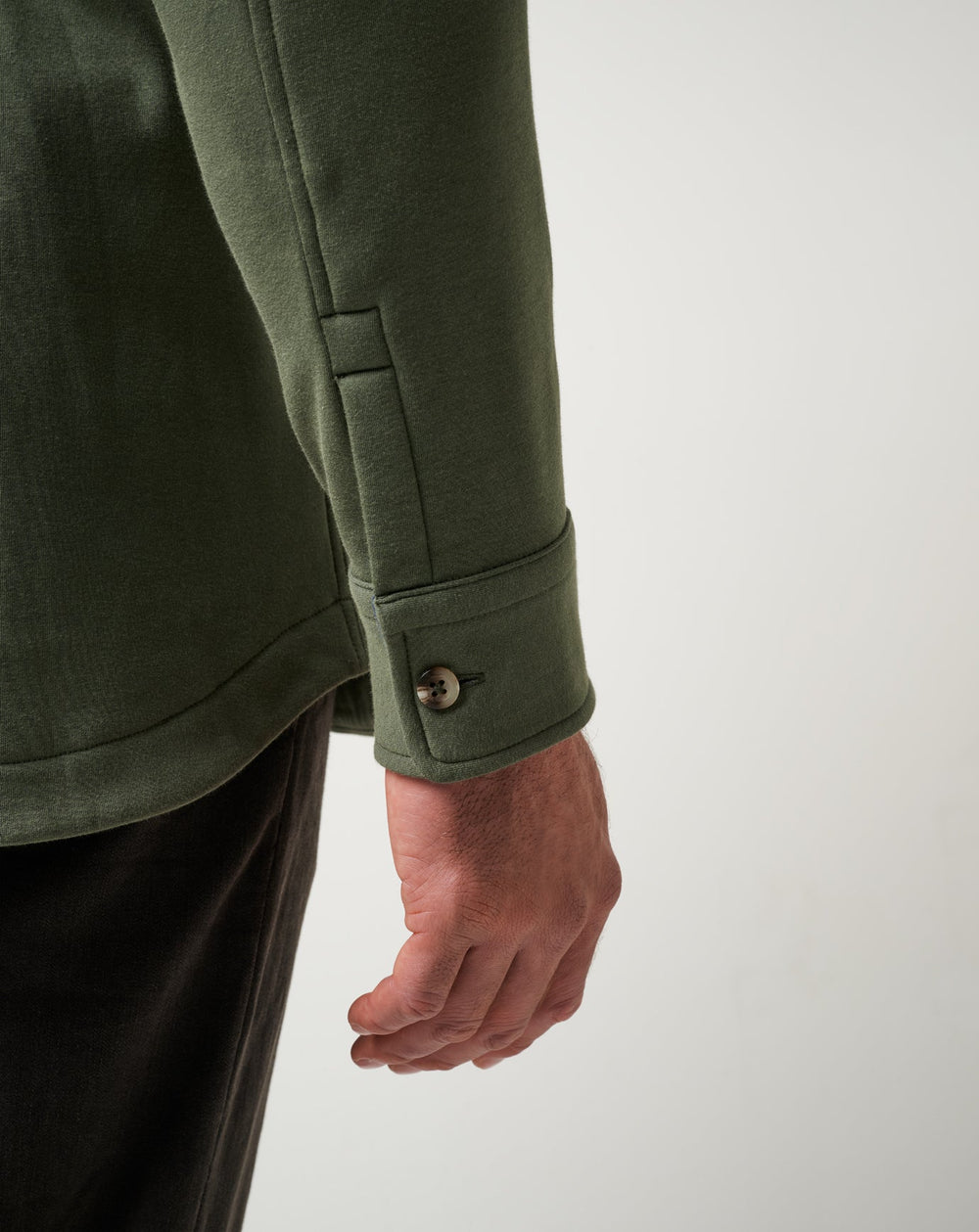 Dark Olive Travis Mathew Cloud Shirt Jacket