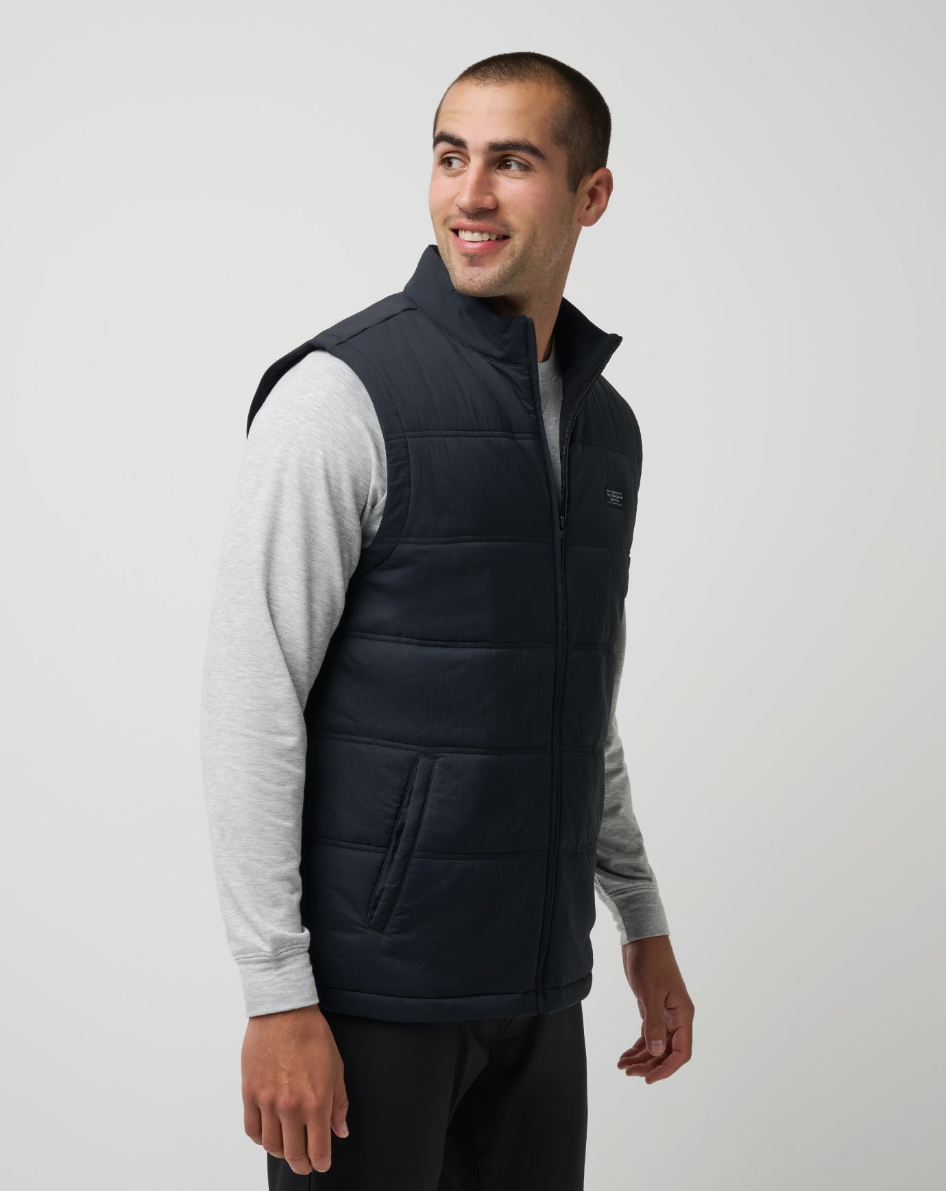 Black Travis Mathew Palisades Puffer Vest