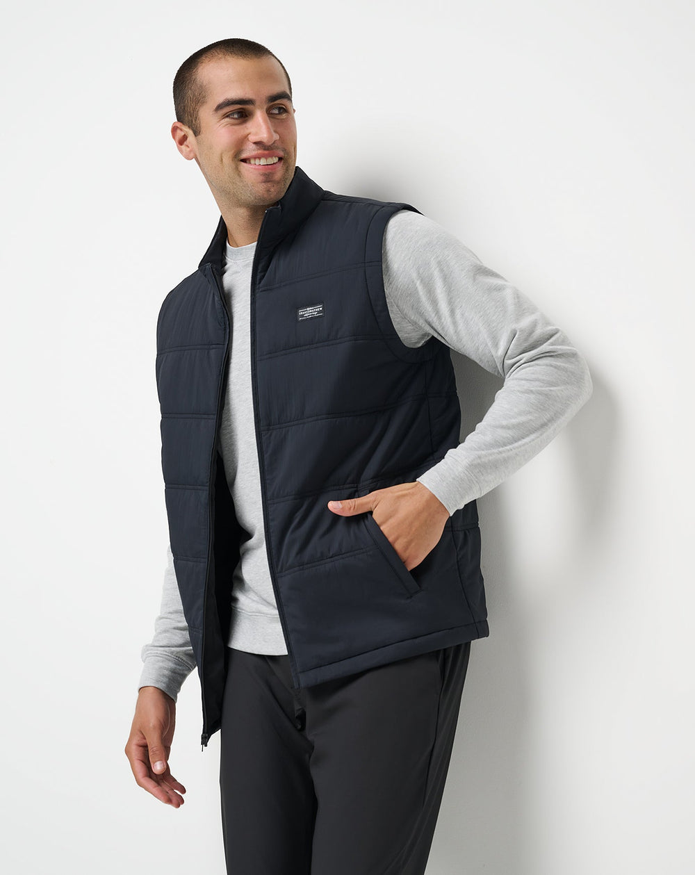Black Travis Mathew Palisades Puffer Vest