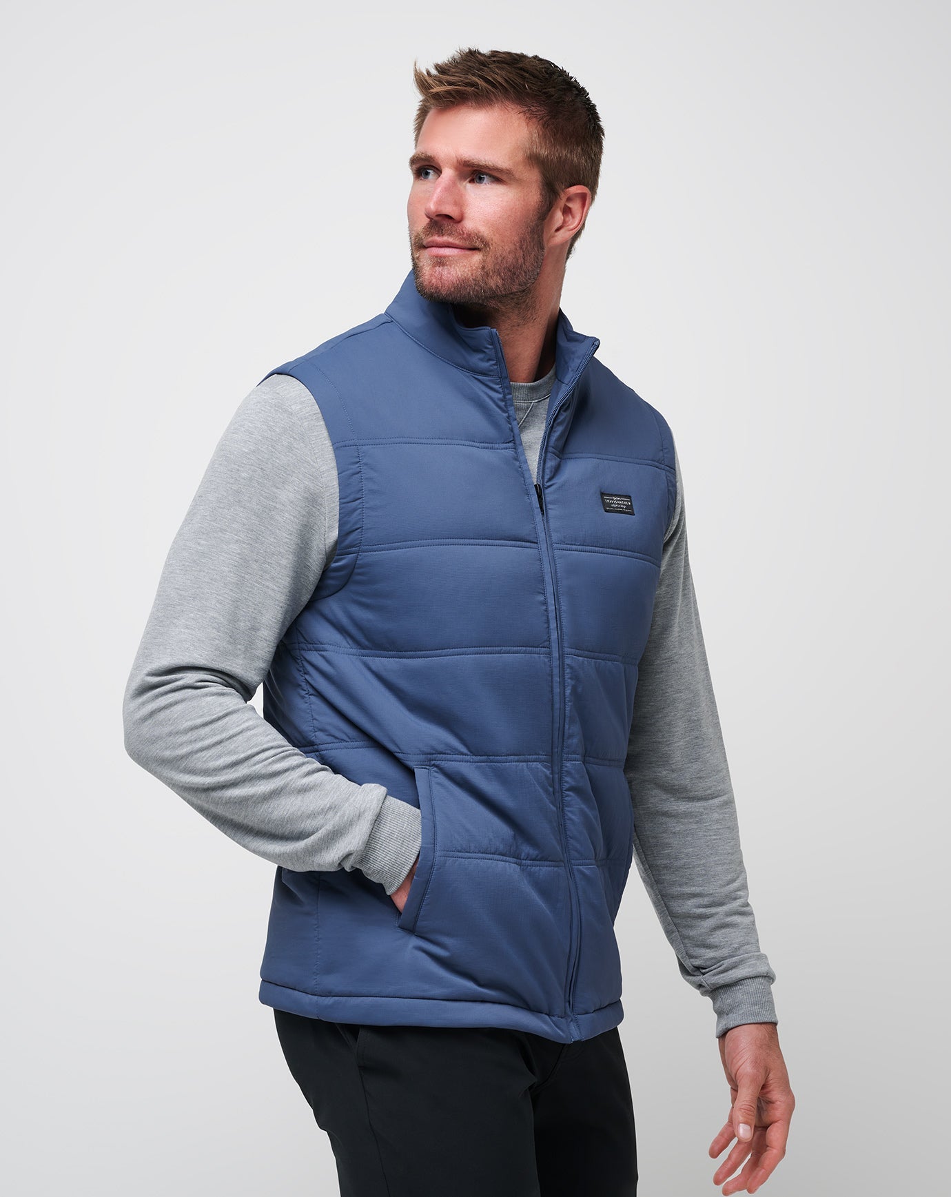 Navy Travis Mathew Palisades Puffer Vest
