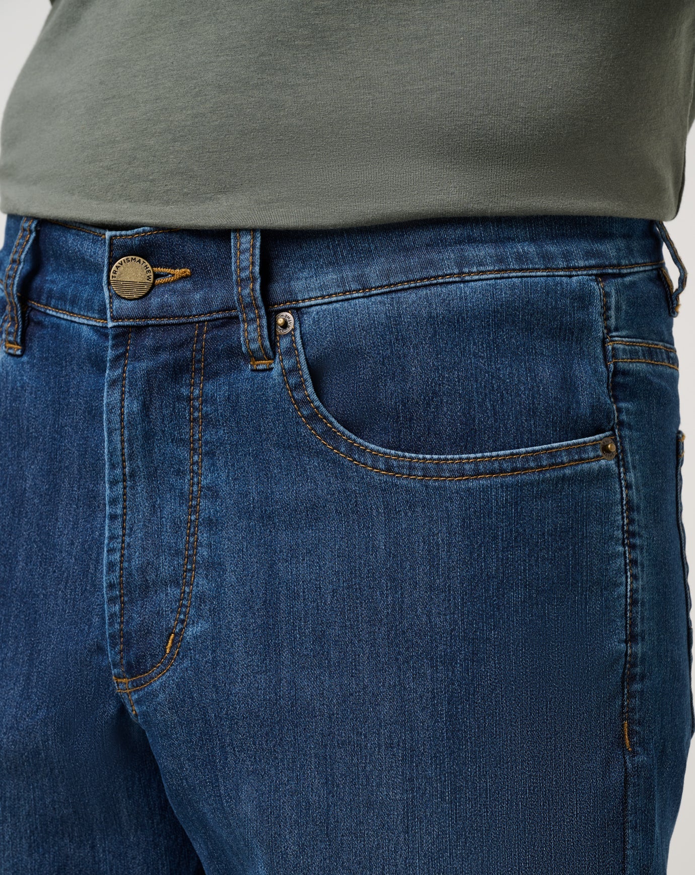 Mid Blue Travis Mathew Legacy Featherweight Jeans