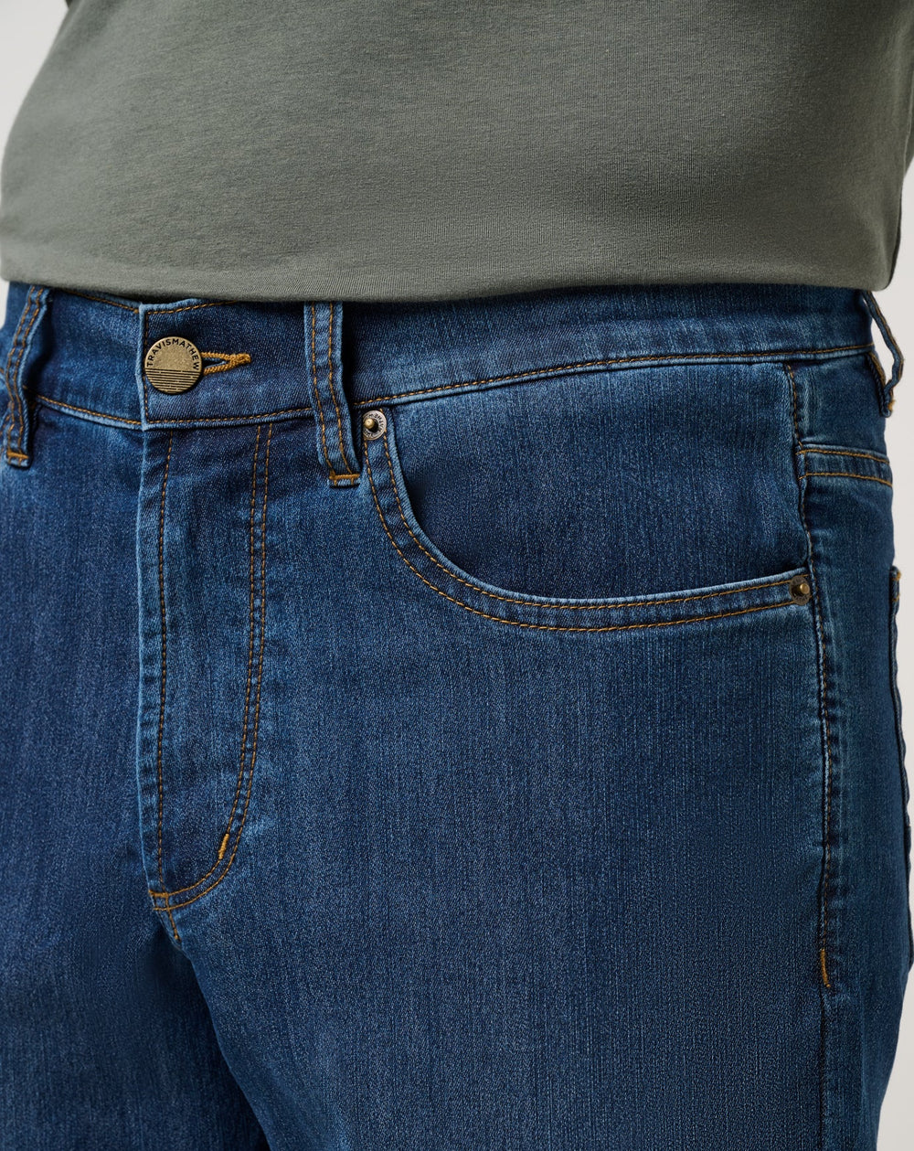 Mid Blue Travis Mathew Legacy Featherweight Jeans