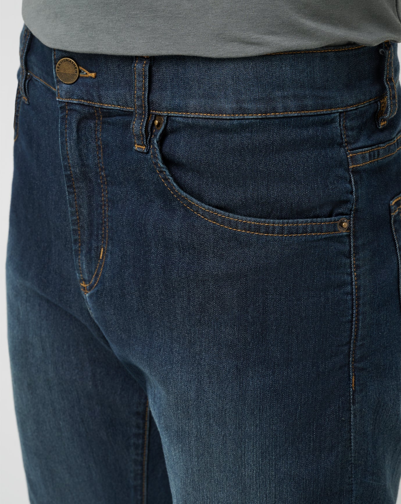 Indigo Travis Mathew Legacy Featherweight Jeans