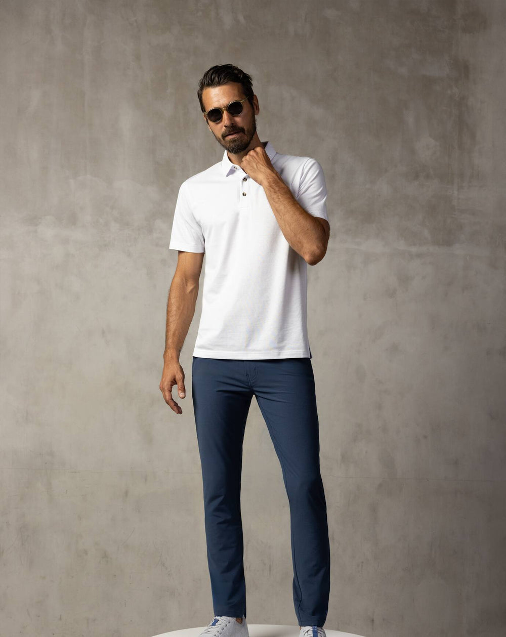 Dress Blues Travis Mathew Open To Close Tech Chino Pant