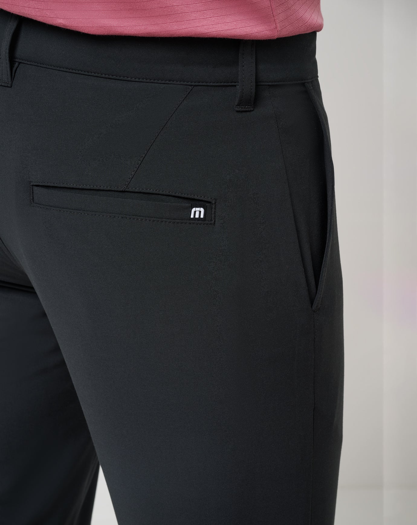 Black Travis Mathew Open To Close Tech Chino Pant