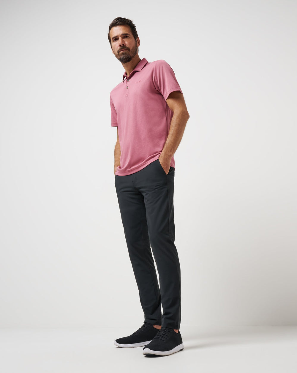 Black Travis Mathew Open To Close Tech Chino Pant