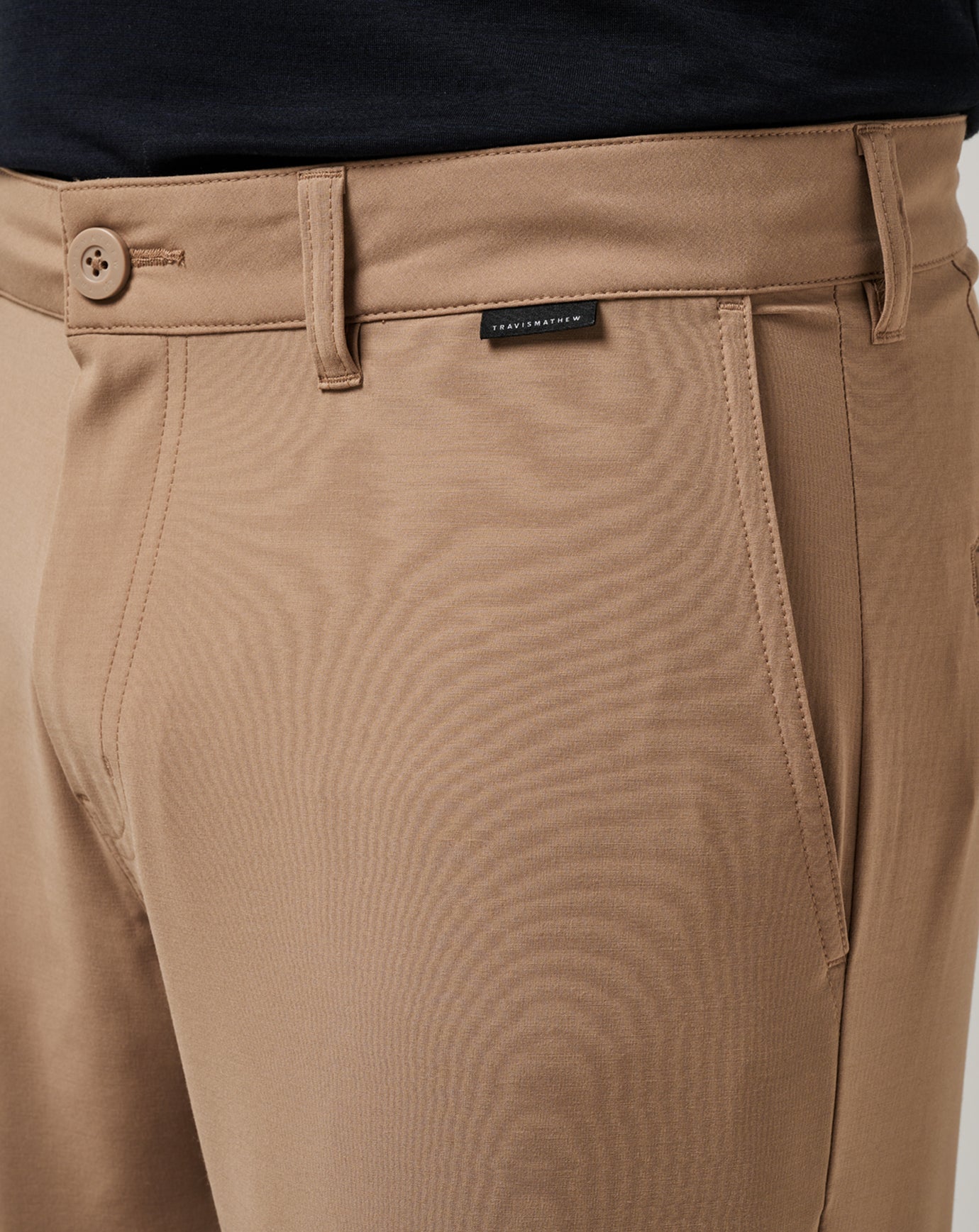 Khaki Travis Mathew Open To Close Tech Chino Pant