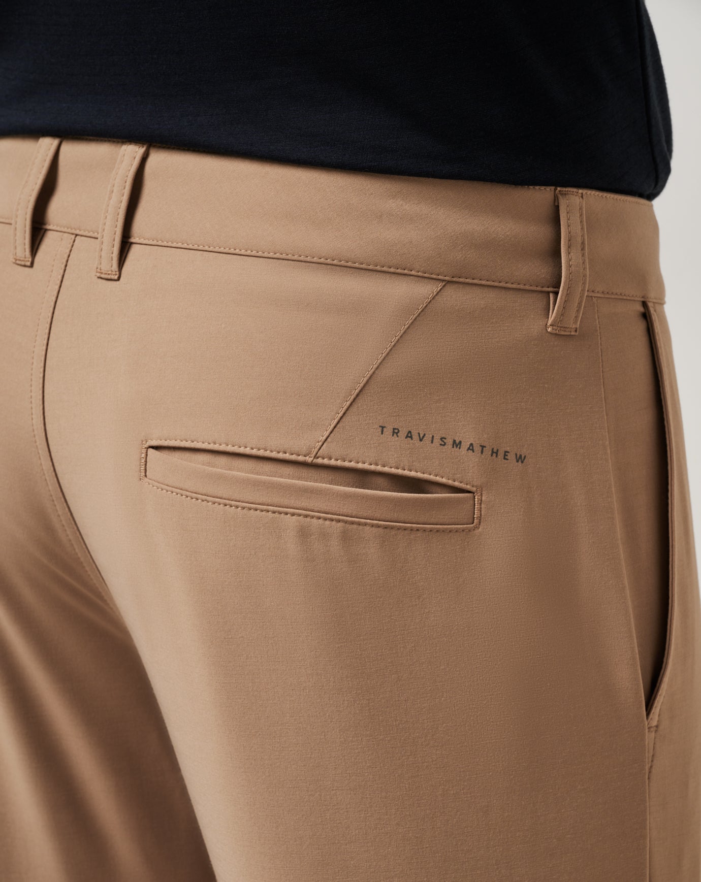 Khaki Travis Mathew Open To Close Tech Chino Pant