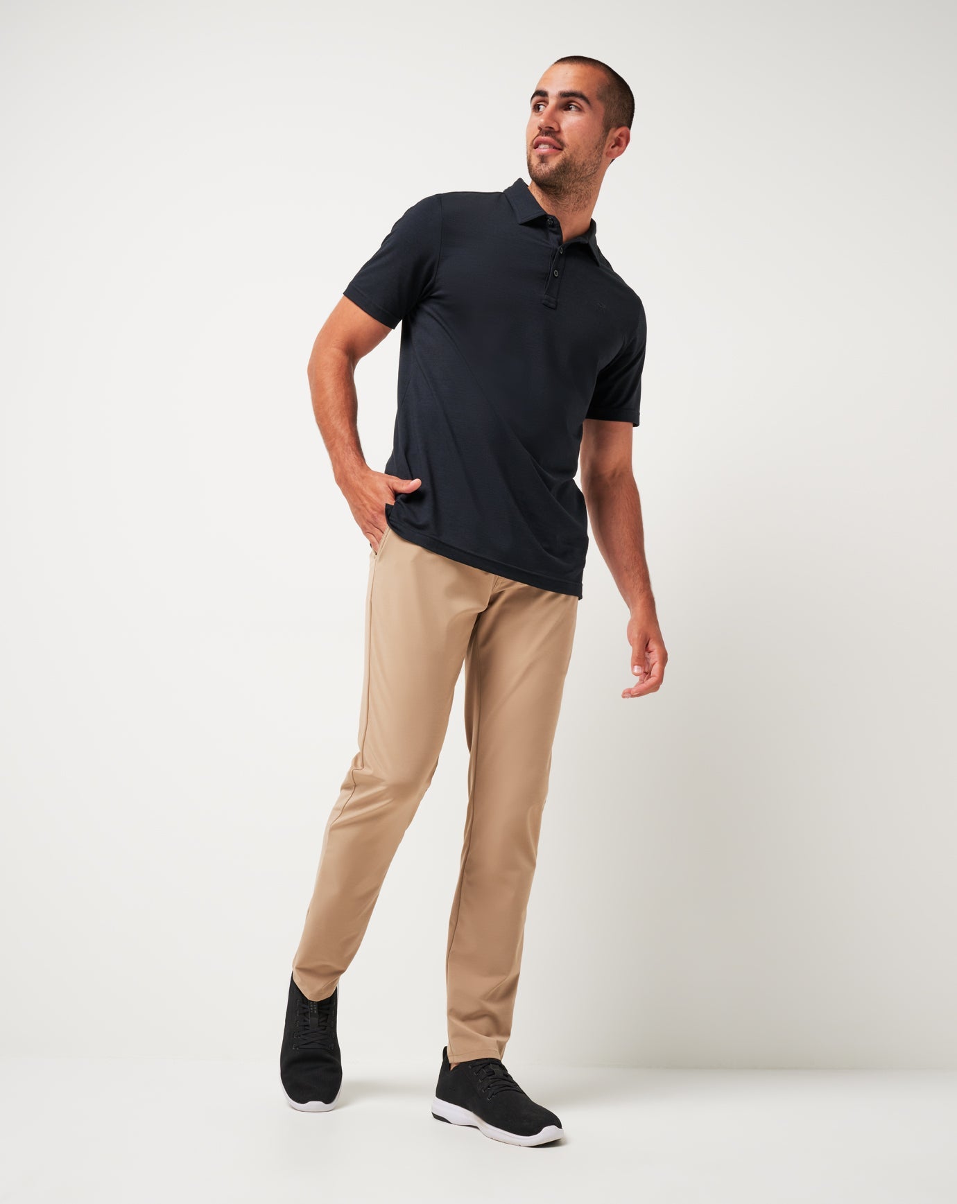 Khaki Travis Mathew Open To Close Tech Chino Pant